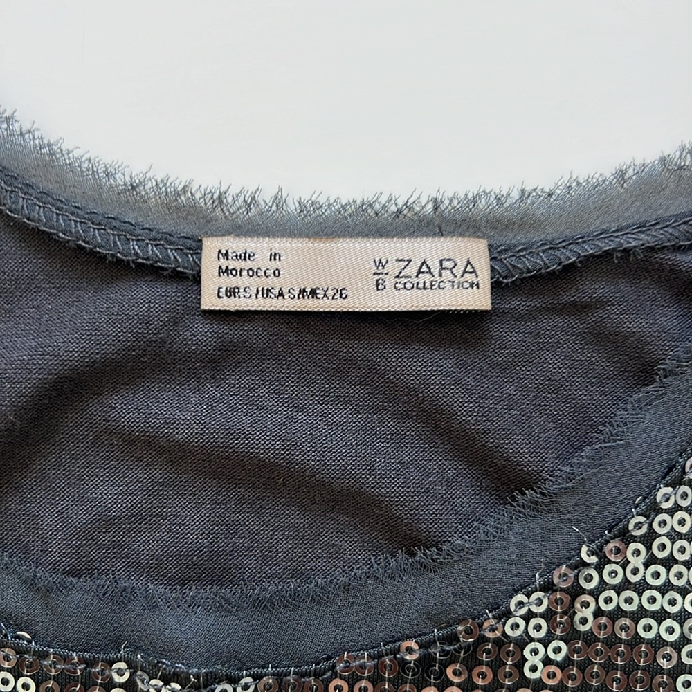 Zara sequence gray top - Picture 4 of 5